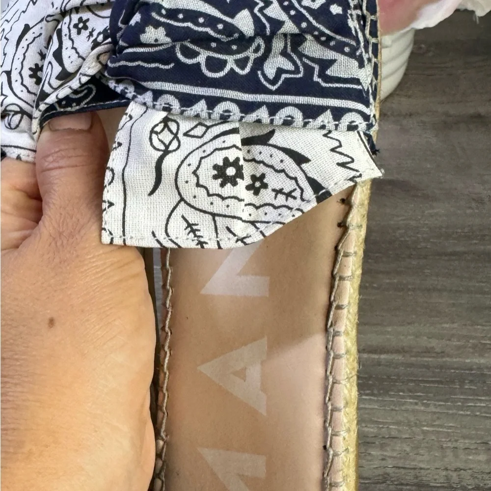 Manebi Espadrille Slides Womens size EU37/US6.5-7 $159 Anthropologie